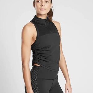Athleta HIIT It Tank - Black Workout Tank
